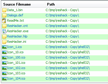 SelectByFolders Results